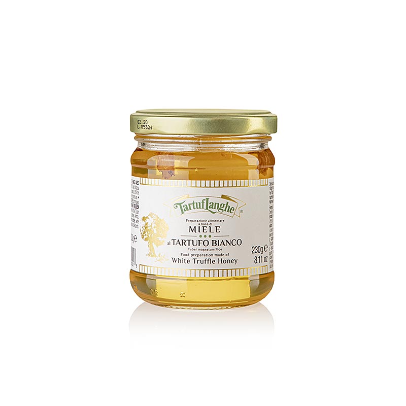 Tartuflanghe Akazienhonig, hell, mit weißem Trüffel & Aroma, 230 g