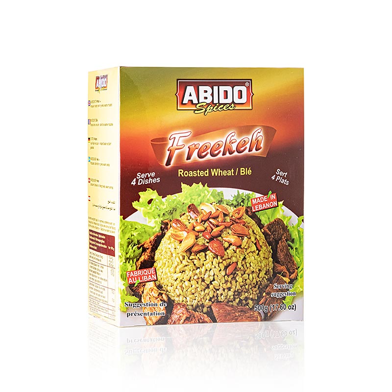 Freekeh (Farik, Frikeh, Firik) blé vert grillé, Abido, 500 g