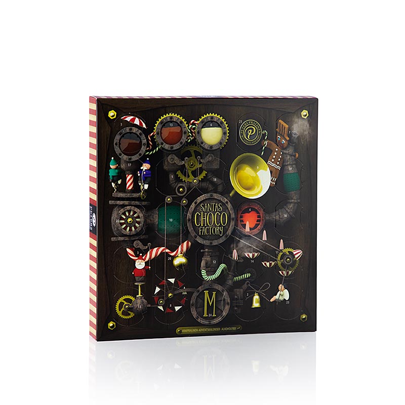 Adventskalender "Santas Choco Factory", Mini Pralinen, alkoholfrei, Peters, 135 g