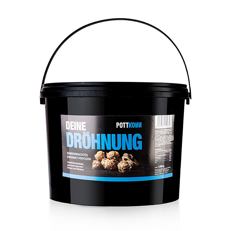Pottkorn - La tua dose, popcorn al cioccolato, caffè espresso, whisky, 1 kg