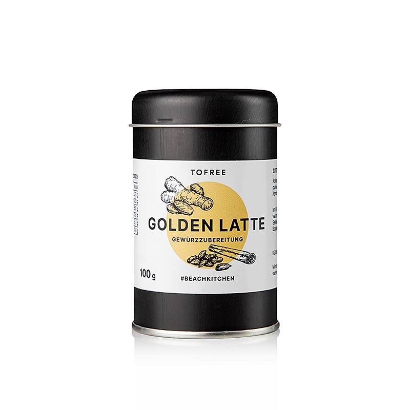TOFREE-nord - Golden Latte, preparato di spezie, 100 g