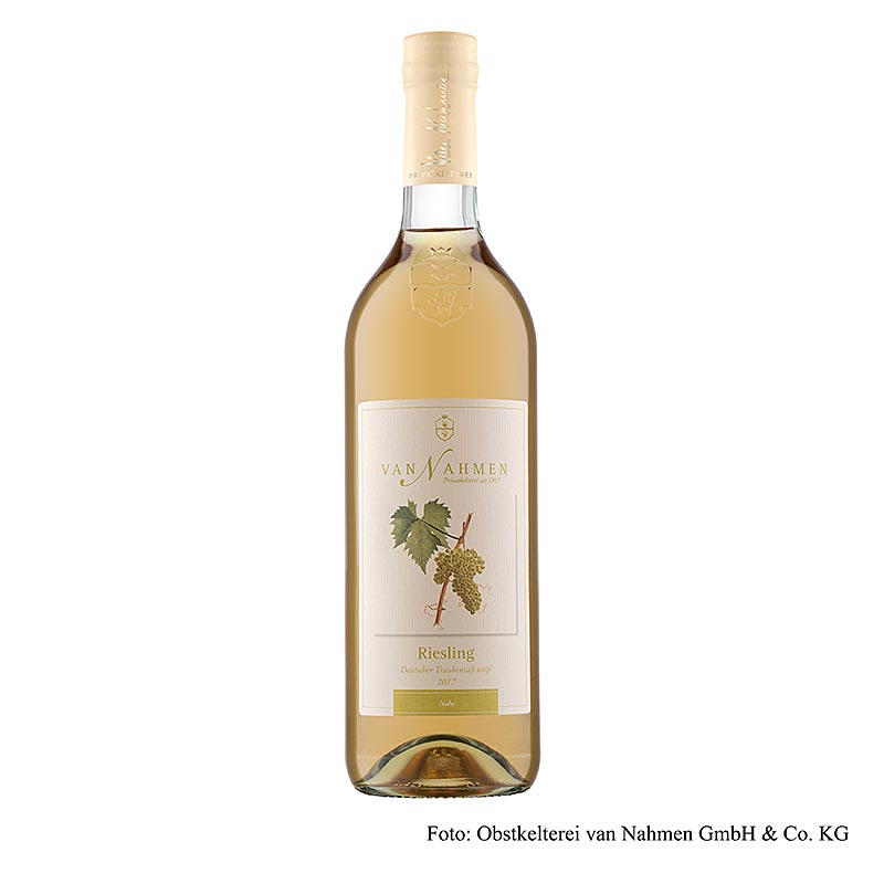 van Nahmen Jus de raisin Riesling, 100 % pur jus, BIO, 750 ml
