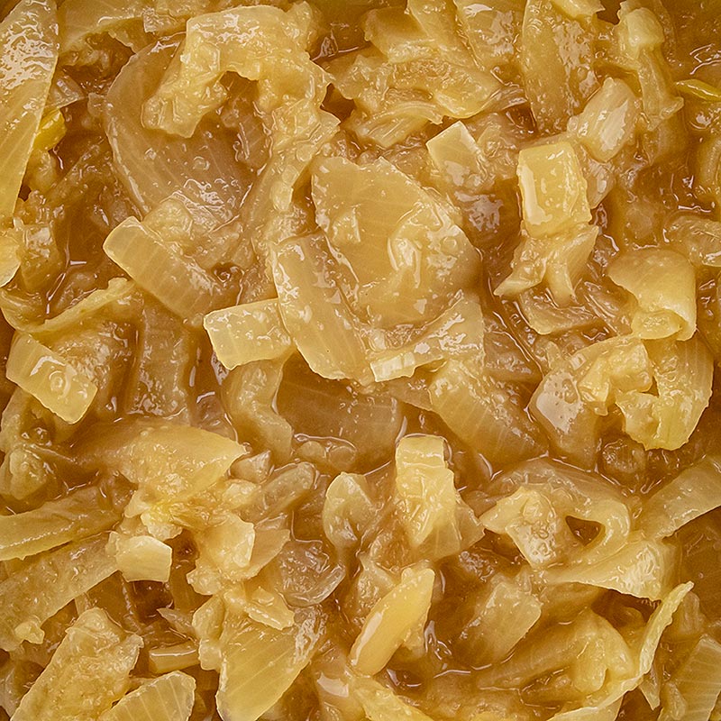 Oignon en lamelles, caramélisé, mariné, Holzmann, 3 kg