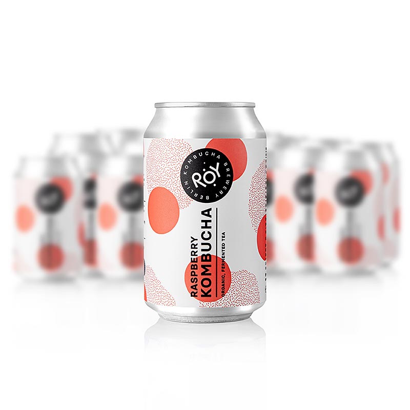 ROY Kombucha à la framboise Kombucha , bio, 24 x 330 ml