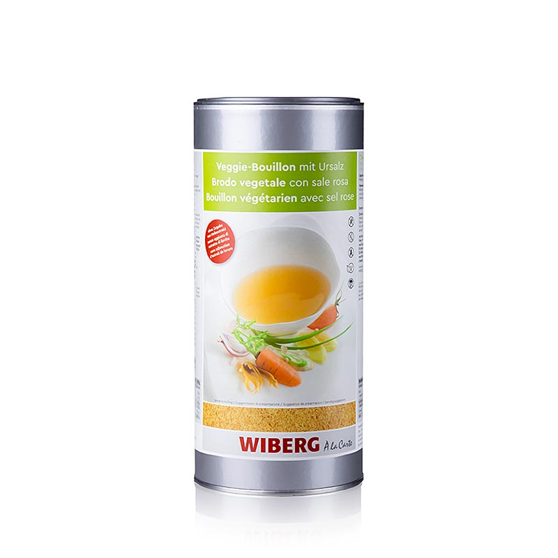 Brodo vegetale Wiberg con sale integrale, a base vegetale, (281116), 1,2 kg