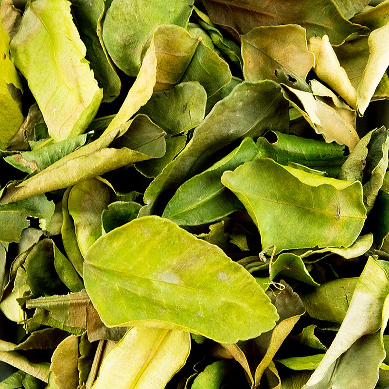 Thai Mas - Feuilles de citron vert - Feuilles de citron vert kaffir, entières, séchées, COCK, 10 g