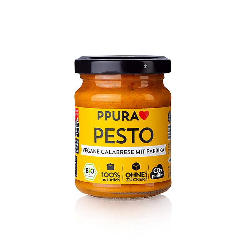 Jardin d'épices - Ppura Pesto calabrais Pesto au poivron, végétalien, bio, 120 g