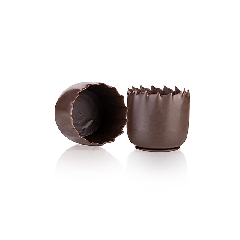 Choco Thimble Cup Dark, ø2,5cm, H 2,5cm, Dobla (18115), 302 g, 72 Pcs