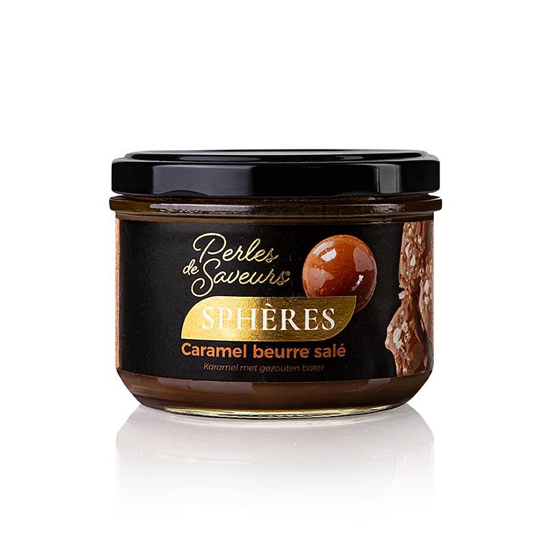 GlobeXplore - Würzkaviar Sphären "Salz Karamell", 20mm Spherical, Perles de Saveurs, 250 g, ca.30 St