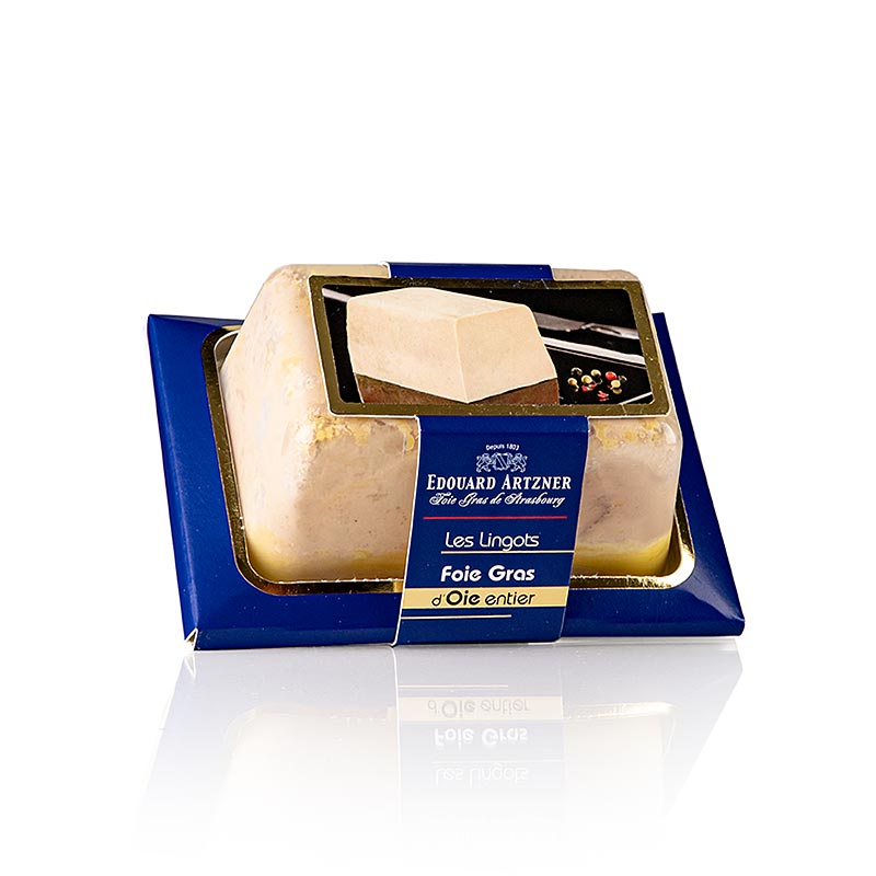 Gänsestopfleber "Entier", aus Stücken, Trapezschale, Feyel, 180 g