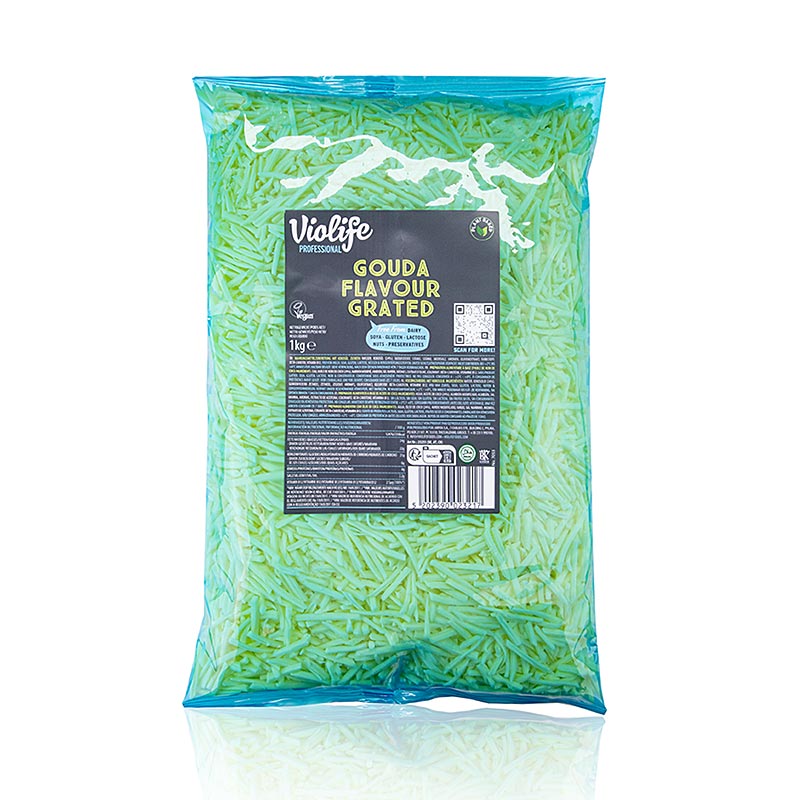 Arivia - Violife - Gusto Gouda, grattugiato, alternativa vegana al formaggio, 1 kg