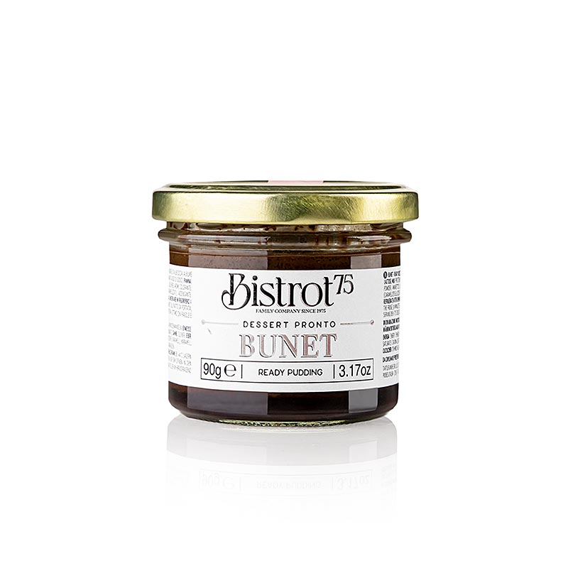 Tartuflanghe - Bistro 75 - Bunet - Flan au Cacao aux amarettini, 90 g