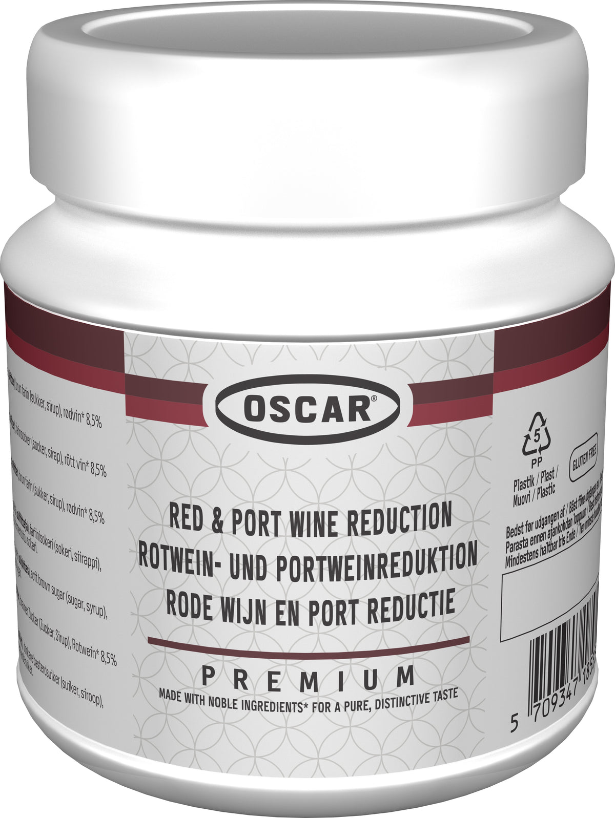 Oscar Konzentrat Rotwein & Portwein Reduktion, glutenfrei, 580 g