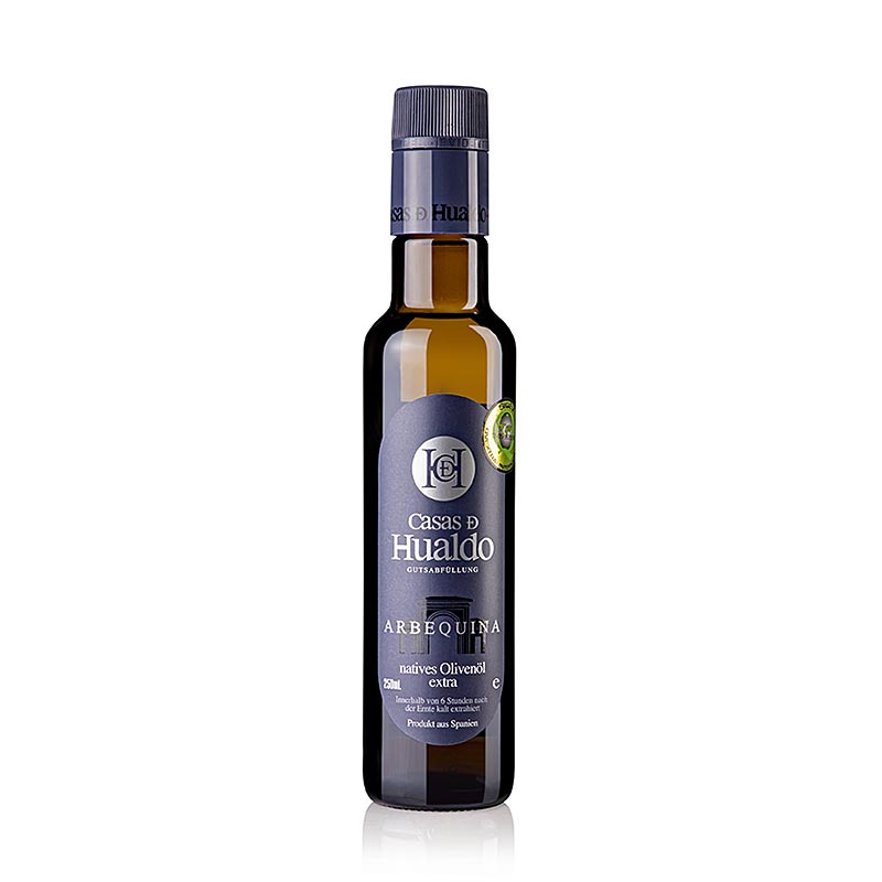 Olio d'oliva Casas D Hualdo, 100% ARBEQUINA, Spagna, 250 ml