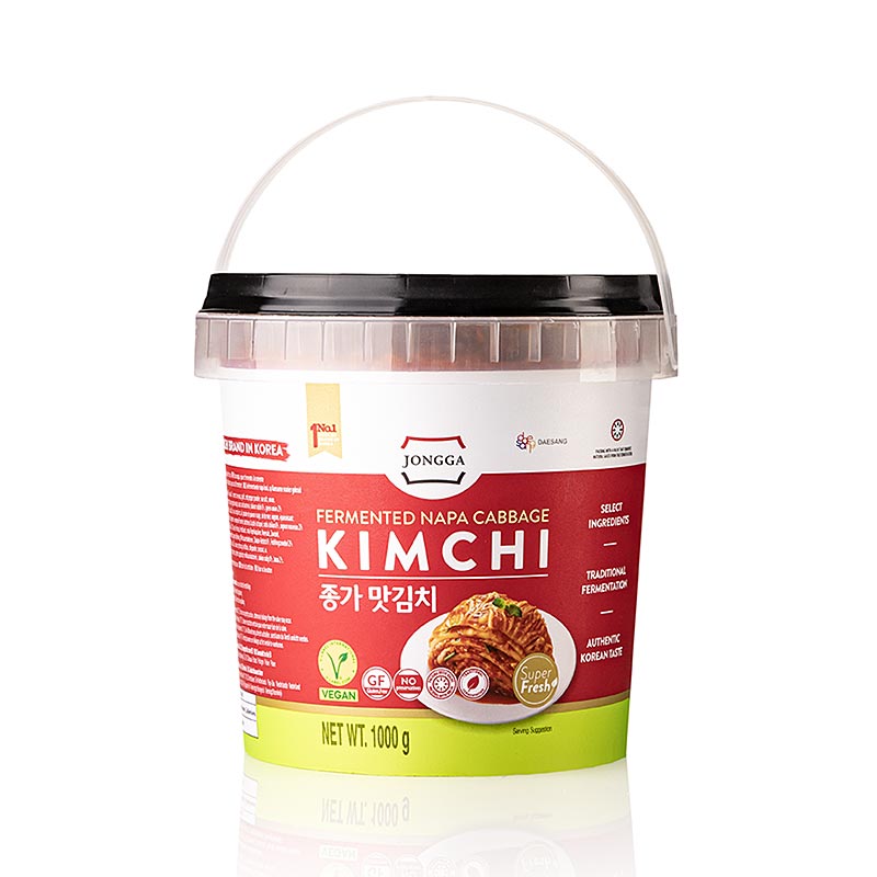 Kimchi - cavolo cinese fresco sottaceto, Jongga, vegano, 1 kg