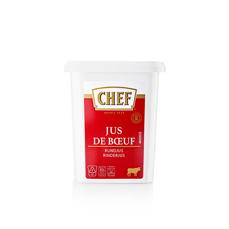 Nestlé Slovensko s.r.o - CHEF Jus de bœuf (fond), en poudre (pour environ 10 l), 600 g