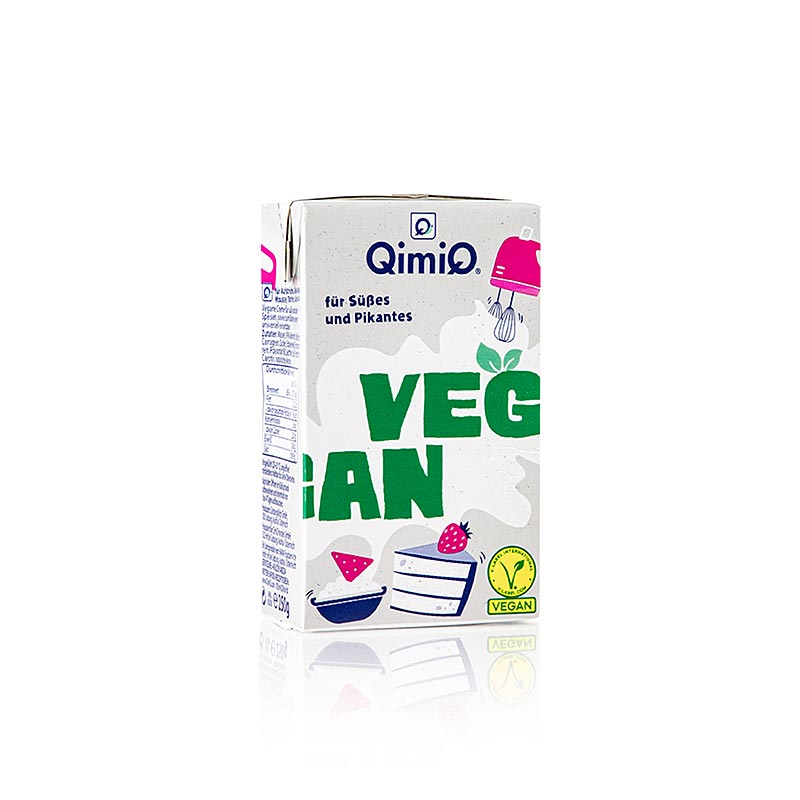 QimiQ vegano in confezione Tetra Pak, a base di panna, da montare / NATURALE, 250 g