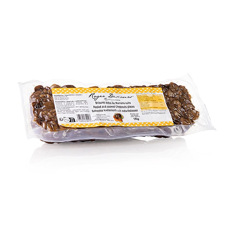 Roger Descours castagne, BRUCH, pelate, cotte, sottovuoto, 1 kg