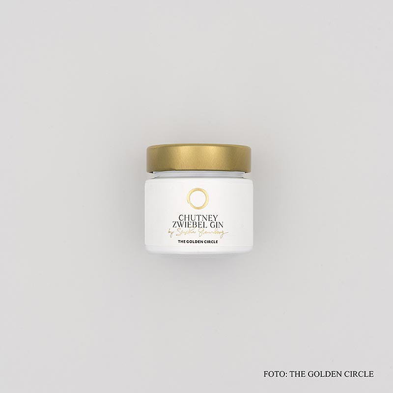 THE GOLDEN CIRCLE - Zwiebel-Gin-Chutney, by Sascha Stemberg, 75 g