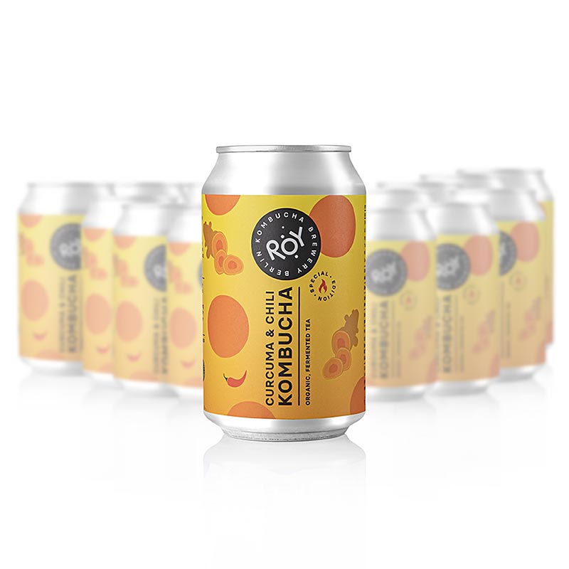 ROY - Kombucha alla curcuma e peperoncino, Berlino, BIO, 7,92 l