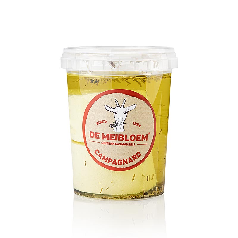 De Meibloem - Campagnard, Ziegenfrischkäse in Öl, 400 g