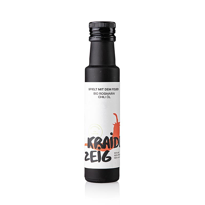 Kraidlzeig - Olio al rosmarino e sambal, piccante, BIO, 100 ml