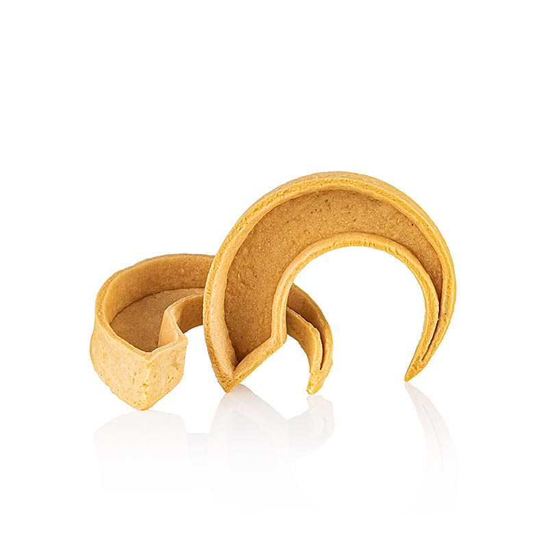 Dessert - Tartlettes C-Tart, Halbmond spitz, 91x78x19mm, La Rose Noire, 1,152 kg, 48 St