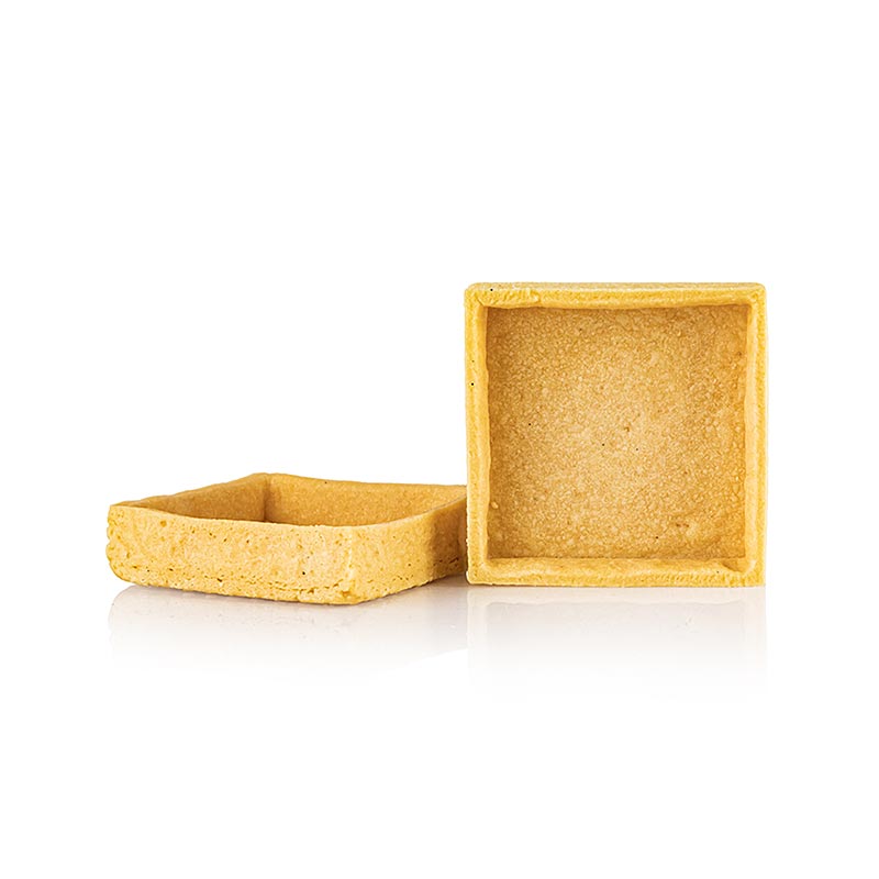 Dessert-Tartelettes Vanille, 55x55x16mm h, La Rose Noire MSSW096, 1,248 kg, 96 St