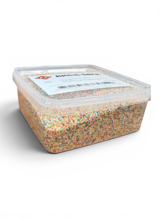Nonpareille Zuckerstreusel bunt 1,8 kg – Liebesperlen für Eis & Gebäck 1,8 KG