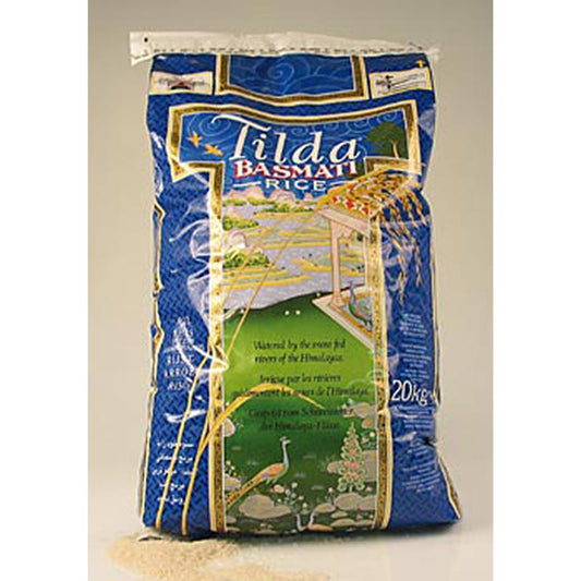 Riso Basmati, Tilda, in un pratico sacco con chiusura a zip, 20 kg