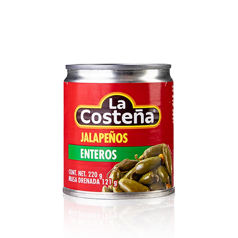 Sierra Madre - Piments - Jalapeños, entiers (La Costena), 220 g