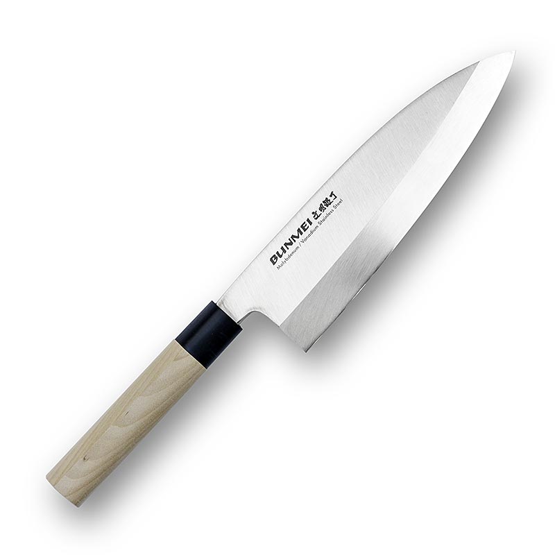 Coltello Deba Global Bunmei 1801-195, manico in legno Honoki, 19,5 cm, 1 pz.