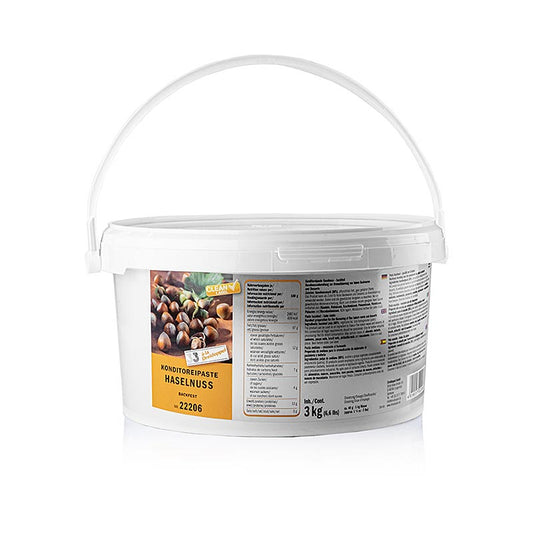 Crema di nocciole liscia, 88% polpa di nocciole, Dreidoppel, n. 222, 3 kg