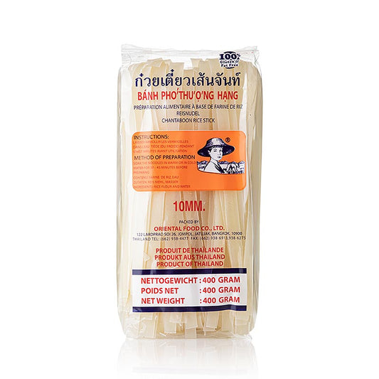 Tagliatelle de riz, 10mm de large, 400 g