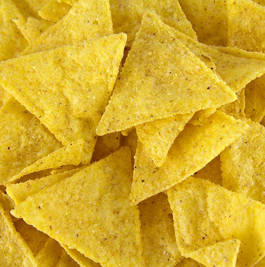 Tortilla Chips natural - gesalzen - Nachochips, El Mariachi, 5,4 kg, 12 x 450g