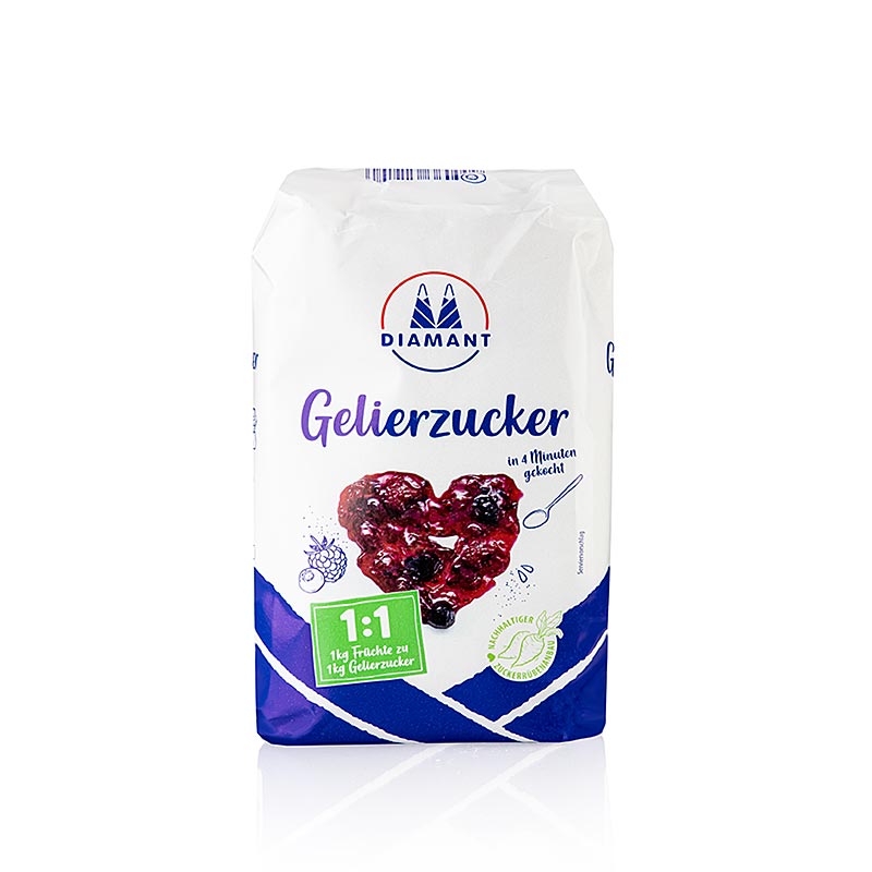 Gelierzucker 1:1 ( 1kg ) – für Konfitüre, Gelee & hausgemachte Konfi