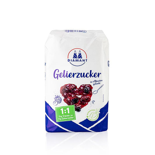 Zucchero gelificante 1:1 (1 kg) – per marmellate, gelatine e conserve fatte in casa
