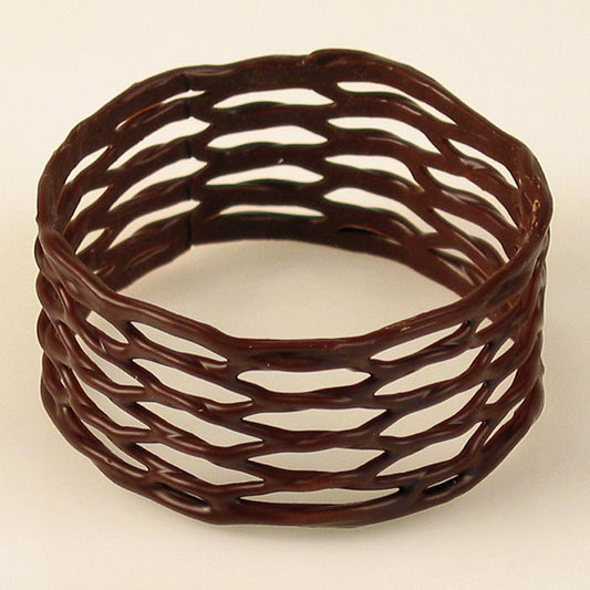 Portatovaglioli - piccoli, cioccolato fondente, ø 45 mm, altezza 30 mm, 600 g, 100 pz.