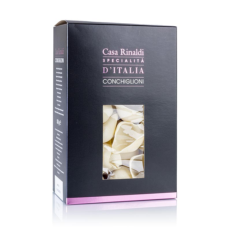 Alis - Grandes pâtes en forme de coquillage à farcir, Conchiglioni Vietri, jaunes, 500 g