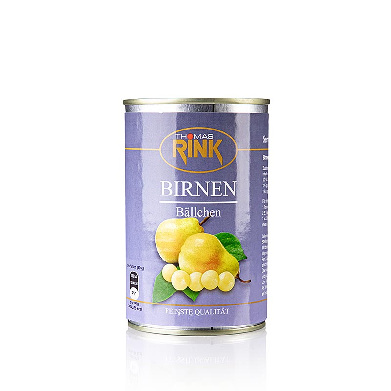 Thomas Rink - Birnen-Bällchen, leicht gezuckert, 425 g