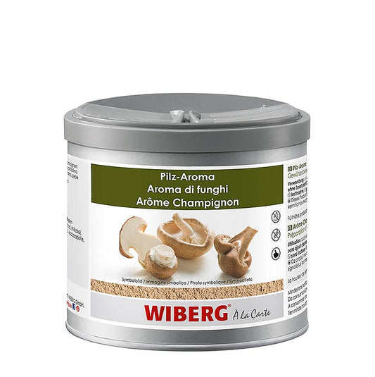 Arôme de champignons Wiberg, préparation d'épices avec cèpes, champignons de Paris, shiitake, 200 g