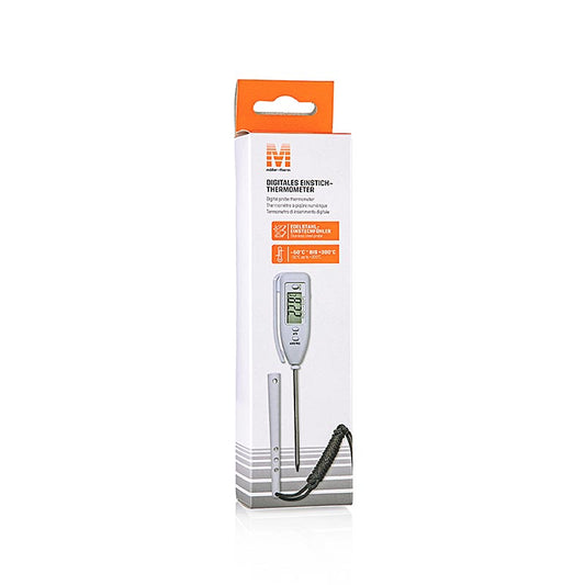 Termometro digitale, con sonda a inserimento, da -50°C a +300°C, 1 pz.