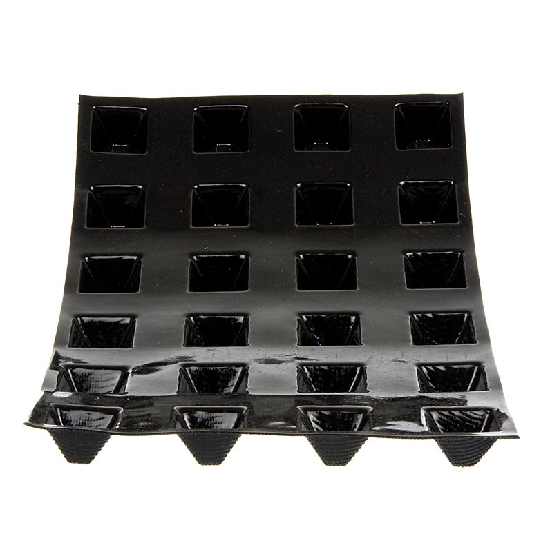 Demarle - Flexipan Matte 40x30cm, 24 Mini-Pyramiden, 35x35mm, 23mm tief, 15ml, No. 2562, 1 St