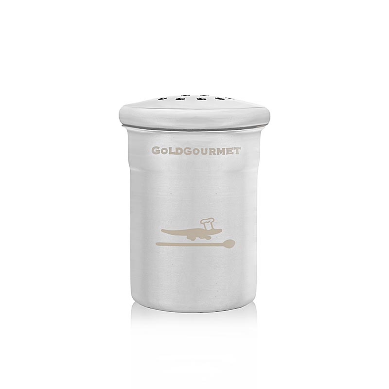Eytzinger - Oro - Spargitore in acciaio inossidabile per scaglie d'oro, ø 5 cm/6 cm di altezza, senza Contenuto, 1 pz.