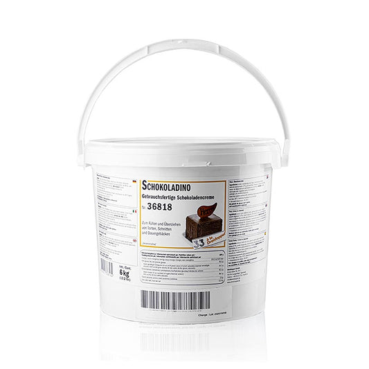 Glassa grassa "Schokoladino", confezione tripla, 6 kg