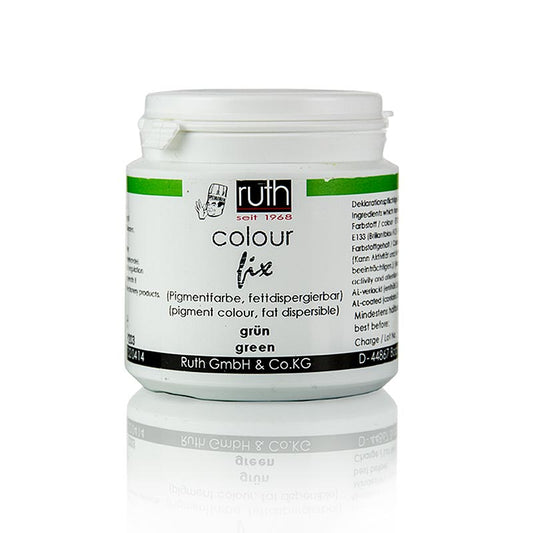 Pigmento colorato, verde, polvere liposolubile, 9203, Ruth, 20 g