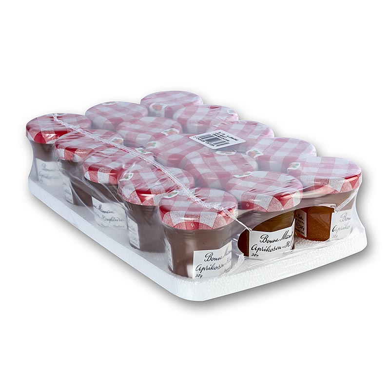 Bonne Maman - Confiture d'abricots en portions, 450 g, 15 x 30g