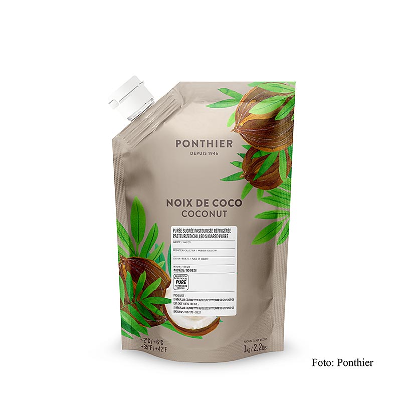 Ponthier Kokosnusspüree, mit Zucker, 1 kg