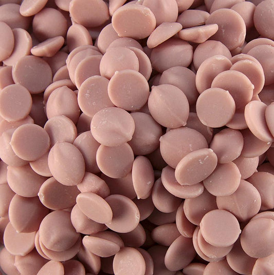 Pâte décorative aromatisée - Fraise, callets, 2,5 kg | Couverture, moules à chocolat, produits chocolatés | thungourmet