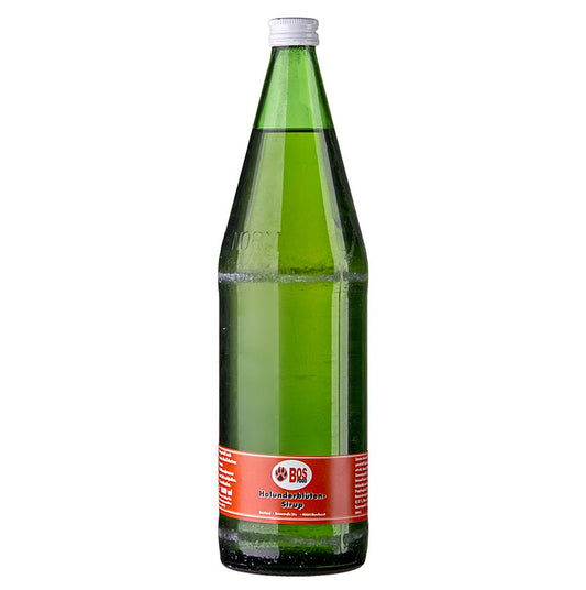 BOS FOOD Sciroppo di fiori di sambuco, 1 l